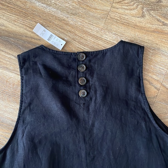 J Crew Button-back 100% linen shift dress NWT - Picture 13 of 13